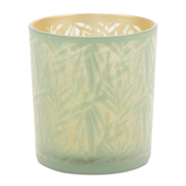 Kenneth Ludwig Chicago Tropical Patterned Votive Holder (Set of 3) For Sale - Image 4 of 4