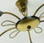 Black Mid-Century Sputnik Spider Ceiling Lamp in Brass, Metal and Plastic, 1950s For Sale - Image 8 of 14