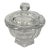 Late 20th Century Louis XVI Baccarat Crystal Lidded Candy Dish or Mustard Bowl For Sale
