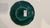 Set/6 Green Leaf Scalloped Majolica Plate From Gien For Sale - Image 6 of 13
