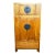 Antique Korean 2 Part Hardwood Compound Wedding Cabinet Armoire For Sale