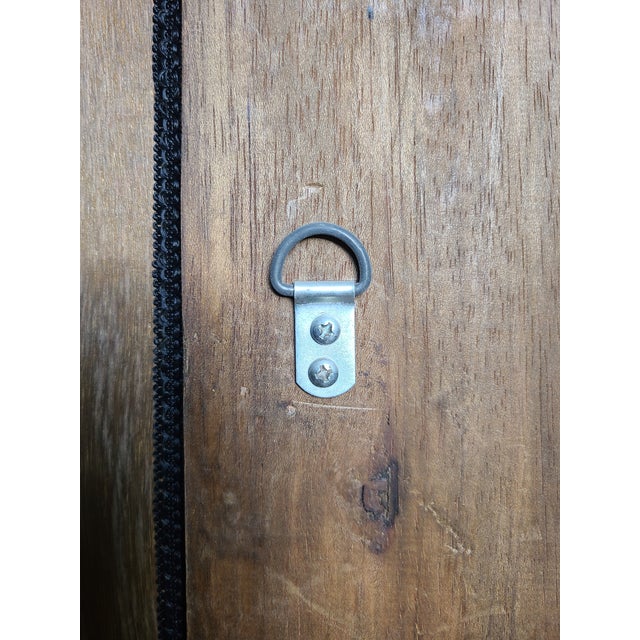Dauphine Harrison & Gil Vintage Hand Carved Indonesian Bohemian Teak Mirror For Sale - Image 9 of 9