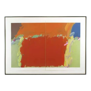 James Byrd American 20th Century, Gouache Titled "Firecracker Sunday