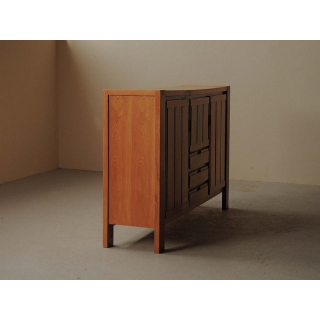 Large Elm Sideboard, France, 1980s For Sale - Image 14 of 17