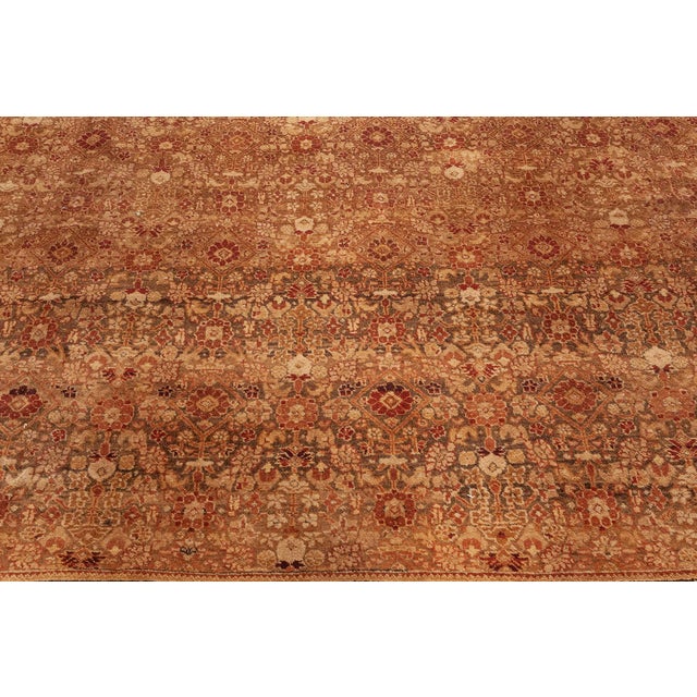 Fine Antique Indian Amritsar Rug For Sale - Image 9 of 9