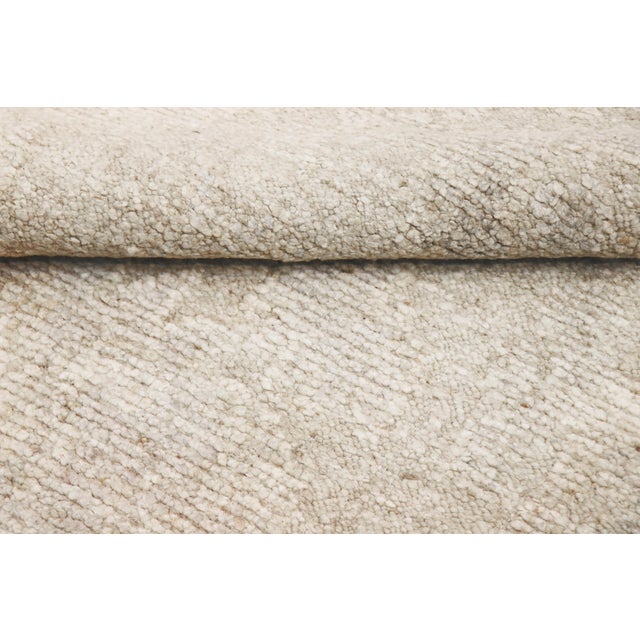 Traditional Pasargad Home Oushak Beige Wool Area Rug- 9' 3'' X 12' 3'' For Sale - Image 3 of 4