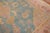 1900s Exhilarating Teal Pink Oversize Oushak Rug - 13'4" x 15'8" For Sale In New York - Image 6 of 6