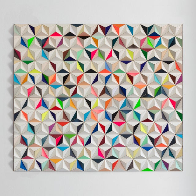 Paper Sebastian Welzel, AIS-8 Topographie, Cardboard, Limited Edition 5 of 20 For Sale - Image 7 of 7