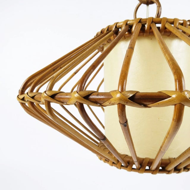 1970s Vintage Bamboo Pendant, 1970s For Sale - Image 5 of 8