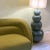 Large Seagreen Ceramic Floor Lamps attributed to Kaiser Leuchten, 1980s, Set of 2 For Sale - Image 9 of 11