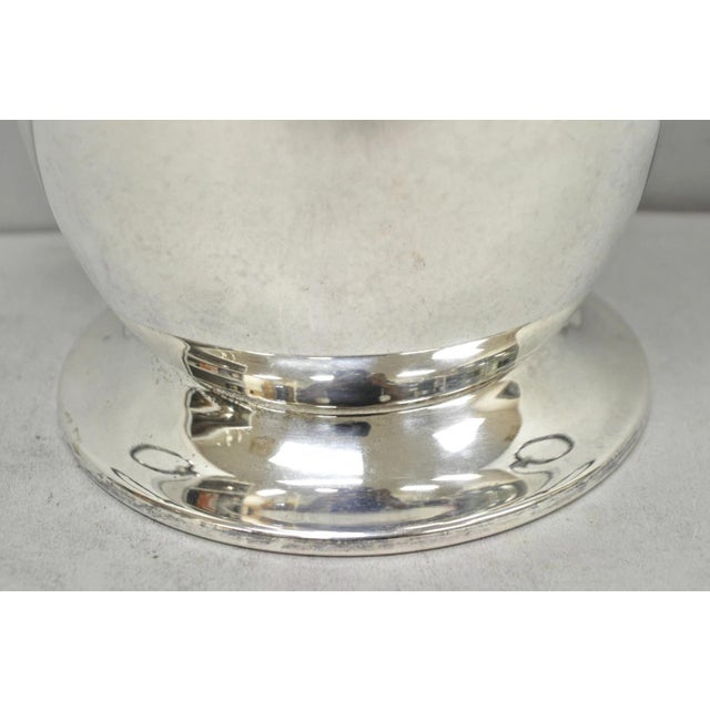 Silver Vintage English Regency Silver Plated Lion Head Champagne Chiller Ice Bucket For Sale - Image 8 of 12