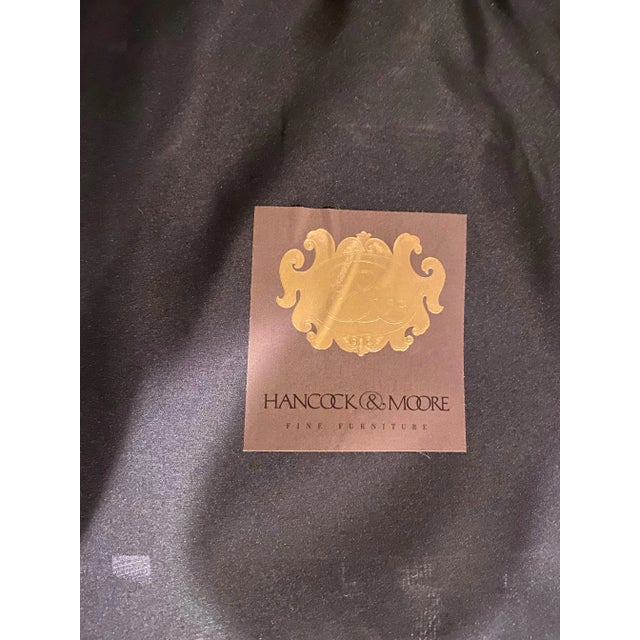 Hancock and Moore Wood Framed Upholstered Chairs With Nailheads - Set of 2 For Sale - Image 9 of 12