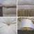 Late 20th Century Traditional Large Ottoman Ecru Upholstered Pillow Top With Bullion Fringe For Sale - Image 17 of 18