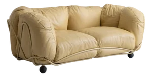 Corbeille Leather Sofa by Francesco Binfare for Edra