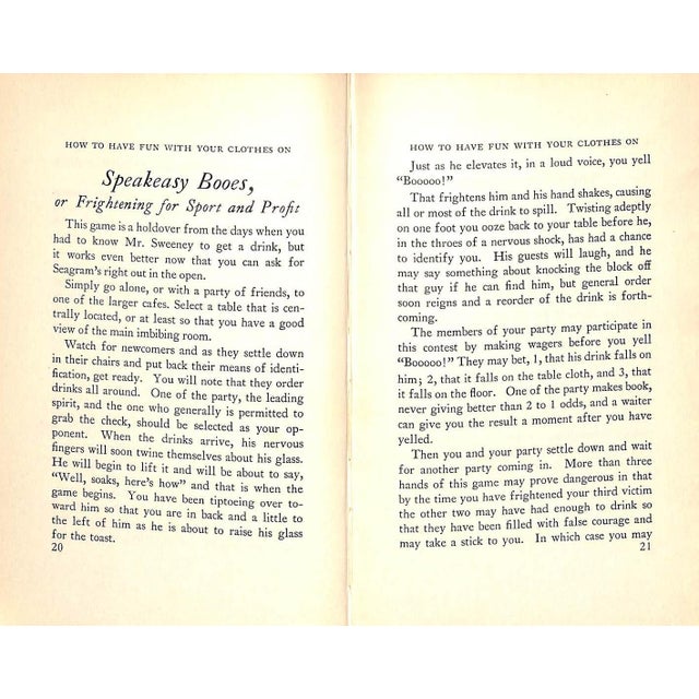 White "How to Have Fun With Your Clothes On" 1935 Ferris, Earle For Sale - Image 8 of 8