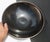 Ebony Metallic Glaze on a deep salad bowl or center bowl. Very modern taste in austere style. A rich color and bright...