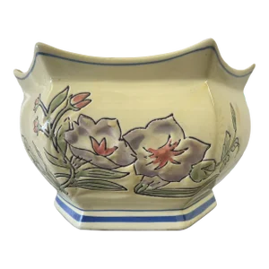 1980’s Large Yellow Chinese Export Planter