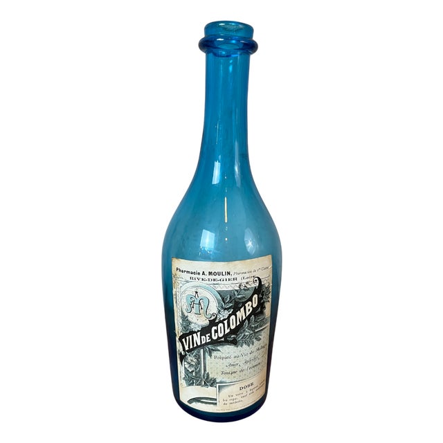 Pharmaceutical Colombo Bottle, 1890s For Sale