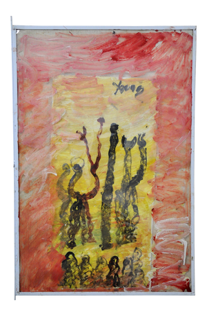 Original Mixed-Media Painting by Purvis Young
