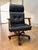 Mid-Century Modern Mid-Century Scandinavian Modern Leather and Teak Swivel Chair, Norway, 1960s-1970s For Sale - Image 3 of 18