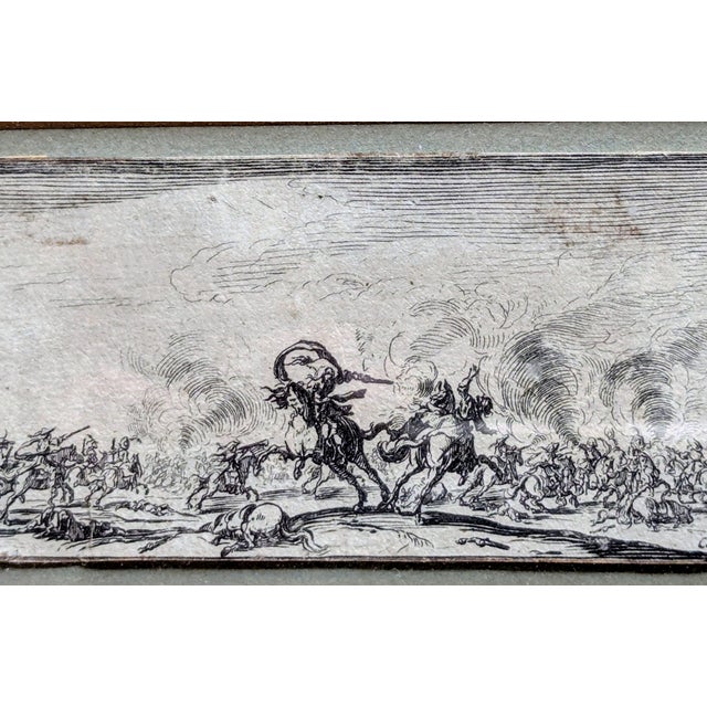 Early 20th Century Original Etching by Jacques Callot (1592-1635) on Horseback For Sale - Image 5 of 9