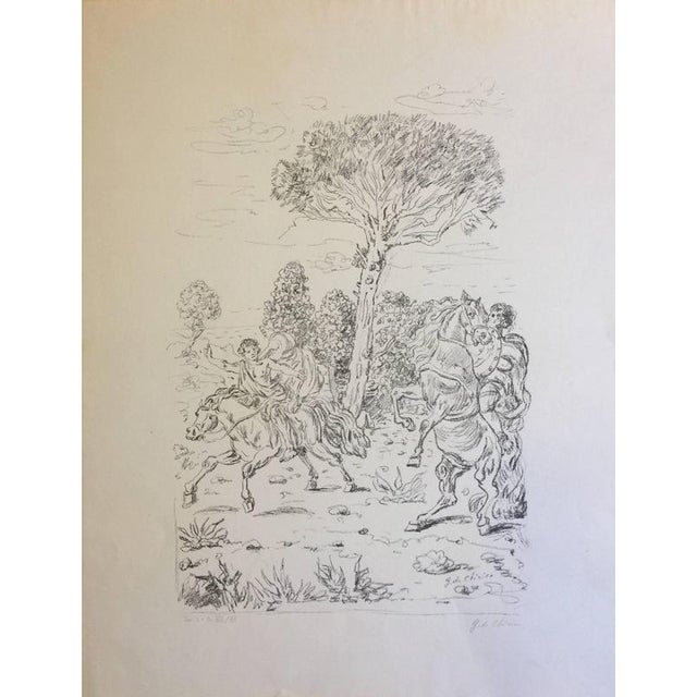 Giorgio De Chirico, I Monarchi, 1940s, Lithograph For Sale - Image 7 of 7
