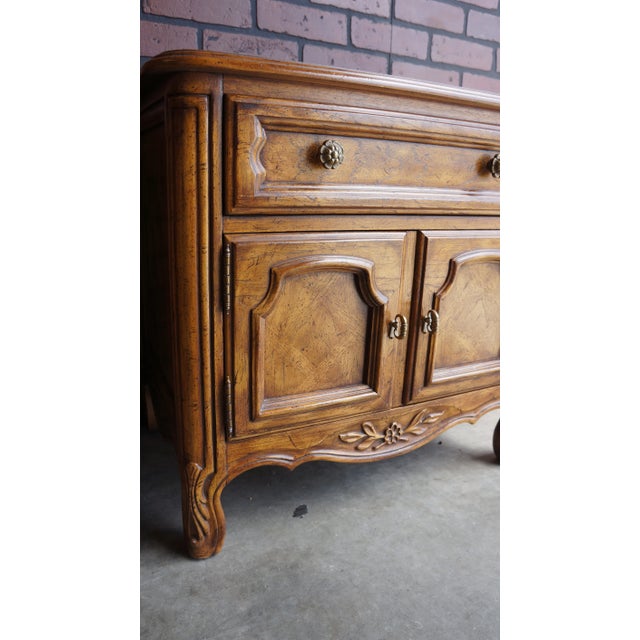 O So French! Parisian attitude abounds with this Country French nightstand. An irresistible find that will add a Pierre...