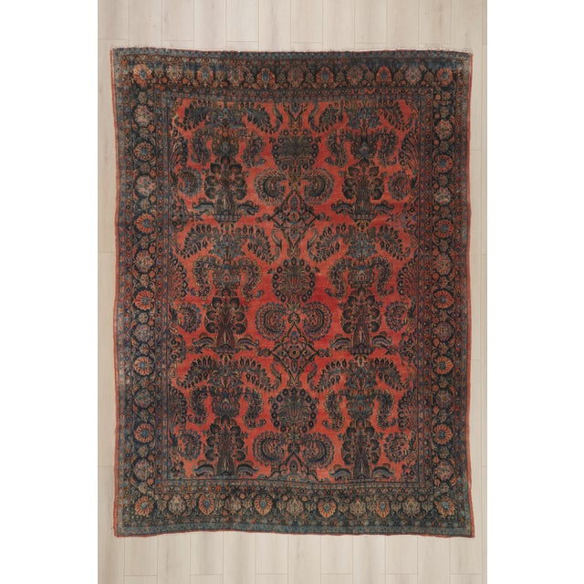 Antique Persian Kashan Rug, 08'05 X 11'05 For Sale - Image 10 of 10