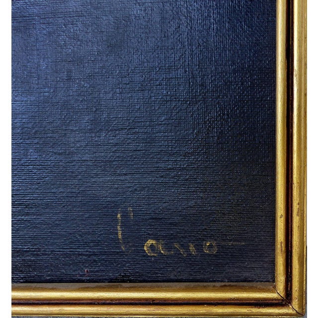 Mexican Artist Mario Lopez Cano Oil Painting on Canvas For Sale - Image 9 of 11