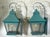 Rustic Pair of Vintage Solid Brass Outdoor Lanterns – Arts & Crafts Mission Style For Sale - Image 3 of 13