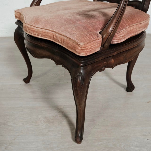 Wooden Armchair with Vienna Straw Seat, 1900s For Sale - Image 10 of 15