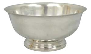 Vintage Mid Century Modern Gorham Yc780 8" Silver Plated Serving Bowl