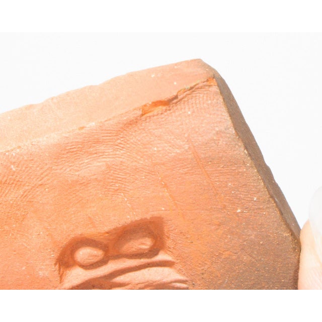 Ceramic Studio Pottery Cat Tile by Mark Bulwinkle For Sale - Image 7 of 7