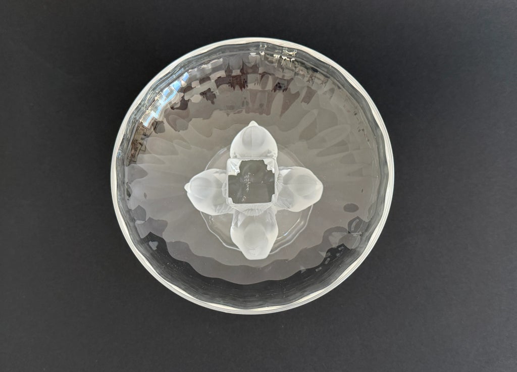 1966 Lalique Nogent Crystal Bowl | Chairish