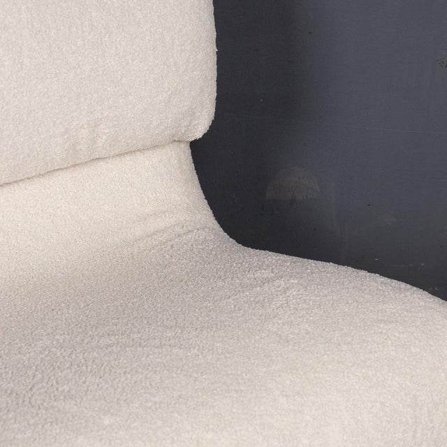 Lounge Chairs in Cream Bouclé, 1980, Set of 4 For Sale - Image 14 of 16
