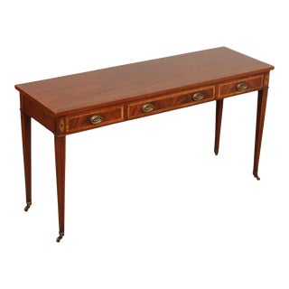 Hickory Chair James River Collection Federal Style Console Table For Sale