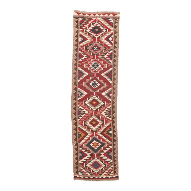 Vintage Herki Kilim Runner For Sale