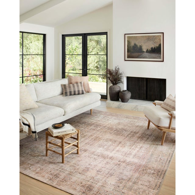 Contemporary Amber Lewis x Loloi Georgie Ocean / Sand 7'-6" x 9'-6" Area Rug For Sale - Image 3 of 7