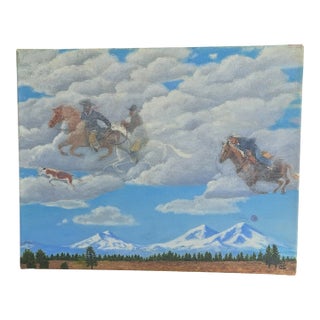 Original Oil Painting on Canvas For Sale