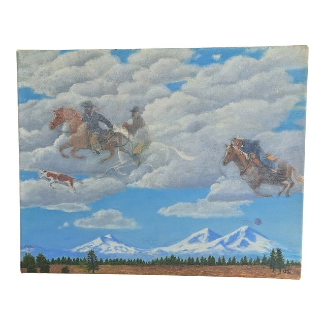 Original Oil Painting on Canvas For Sale