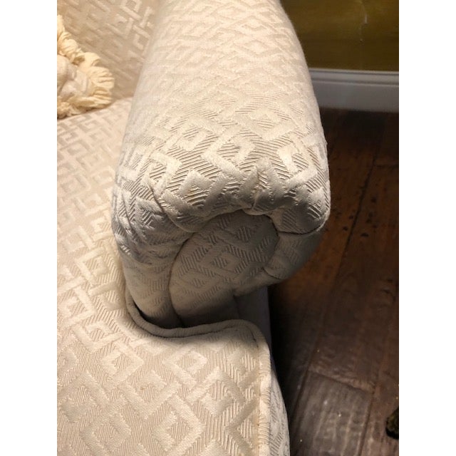 Wood 1970s James Scott Custom Hand Made Old Hickory Tannery Style Wingback Chair For Sale - Image 7 of 10