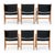 Mid-Century Modern Hans J. Wegner Jh507 Oak Dining Armchairs for Johannes Hansen (Attr.), Set of 6, Denmark, Circa 1965 For Sale - Image 3 of 18