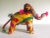 Vintage Mid Century Indian Rajasthan Multicolor Patchwork Fabric Elephant Figurine For Sale In Kansas City - Image 6 of 11