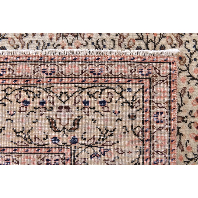 Vintage Turkish Rug in Wool For Sale - Image 10 of 11