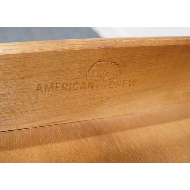American Drew Solid Cherry Traditional Style 24" Chairside Chest / Accent End Table For Sale In Kansas City - Image 6 of 11