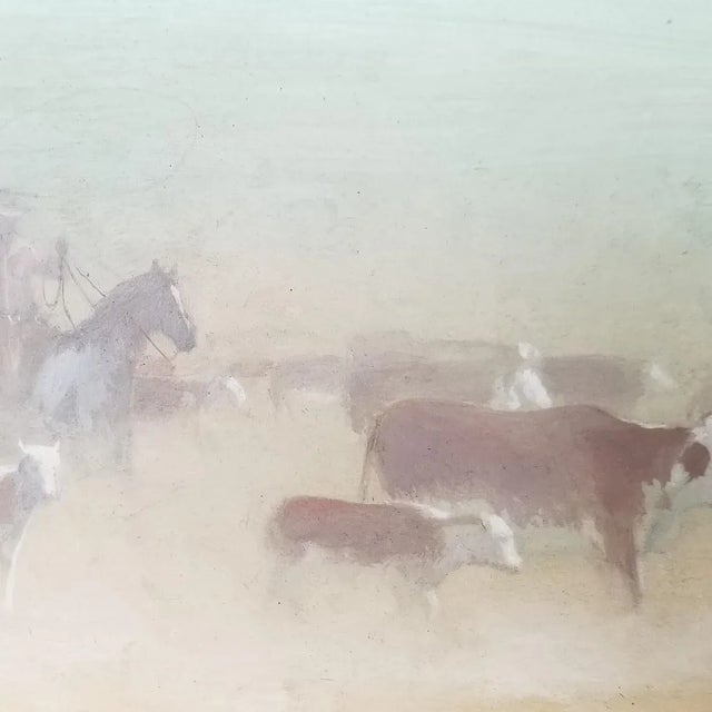 Realism Original Cowboy Painting by Robert L. Foster For Sale - Image 3 of 8