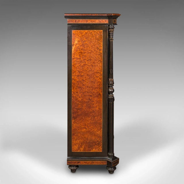 1820s Regency Antique Gentleman's Folio Cabinet, English, Birds Eye Maple, Decorative For Sale - Image 4 of 13