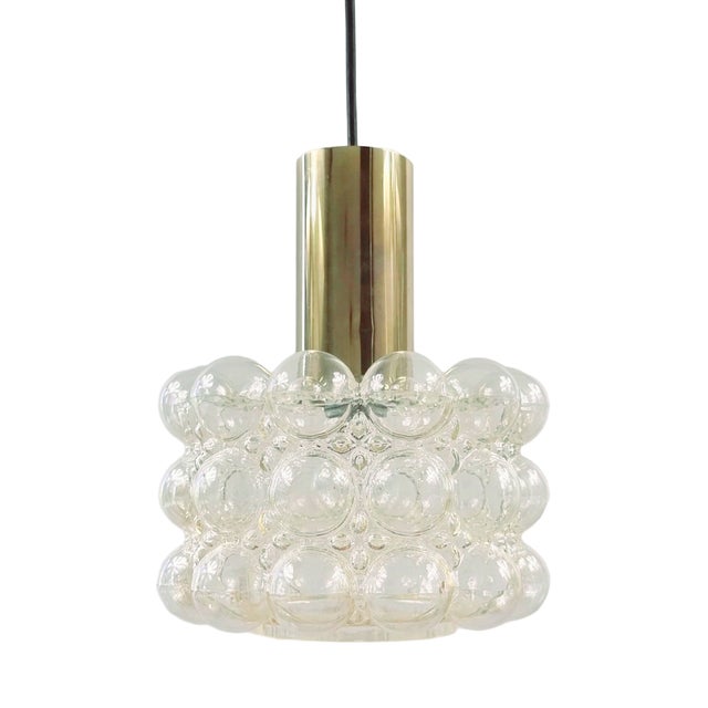 Mid-Century Modern Bubble Glass Ceiling Lamp by Helena Tynell for Limburg, Germany, 1960s For Sale
