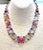 Bochic "Capri" Vintage Red Ruby & Yellow Sapphire Necklace Set in 18K & Silver For Sale - Image 13 of 18