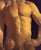 Male Torso by Diego Glazer | Oil on Board depiction of a male torso. For Sale